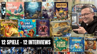 12 Spiele  12 Interviews  SPIEL 2024 Teil 10  english part [upl. by Artenek]