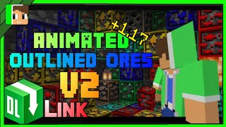 Anmiated Outlined Ores v2 MCPE Texture Packs  OpenZane Texture Packs [upl. by Besse]