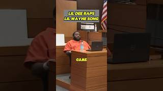 YSL Lil Dee raps Lil Wayne song on Young Thug trial witness stand [upl. by Yenettirb]