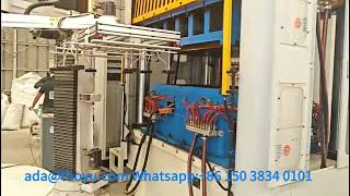 Press Moulding Plastic Pallet Production Line from Recycled Plastic High Density Super Strong [upl. by Airetahs]