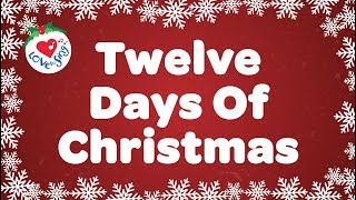 Twelve Days of Christmas with Lyrics Christmas Carol amp Song [upl. by Mackay]