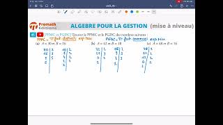 Calcul du PPMC et PGCD  Exercice [upl. by Avrit]