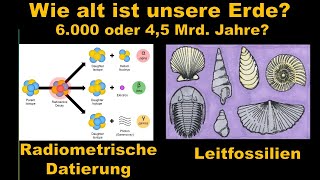 Wie alt ist die Erde Vorlesung Tutorial [upl. by Weibel696]