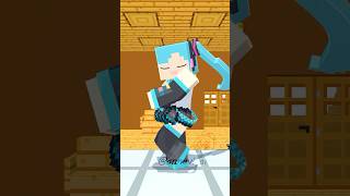 Will Alex transform into Hatsune Miku マイクラ minecraftanimation minecraft [upl. by Tratner]