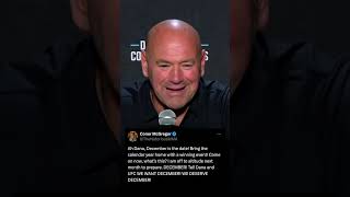 Conor McGregor responds and shuts down Dana White UFC conormcgregor danawhite [upl. by Nahtanoj]