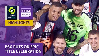 PSG puts on epic title party  Ligue 1 2223 Moments [upl. by Haibot]