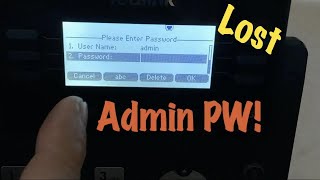 Yealink IP Phone Unable to Factory Reset  Lost Admin Password  USB Firmware Recovery Mode SIPT42S [upl. by Annawaj365]