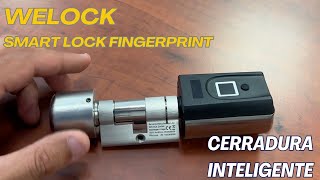 Cerradura INTELIGENTE WELOCK Smart Lock FingerPrint [upl. by Reames]