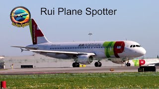 Lisbon Airport Spotting Avião da TAP PORTUGAL Airbus A320 Descolagem [upl. by Gallagher557]