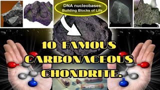 10 Rare and Famous Carbonaceous Chondrites Meteorite meteor meteorite [upl. by Ahsilek]