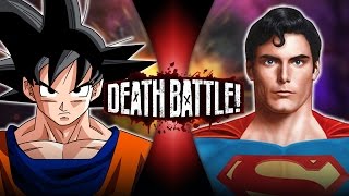 Goku VS Superman 1 2013 The Original Classic  DEATH BATTLE [upl. by Kirwin]