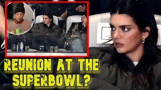 Kendall Jenner and Devin Booker REUNION at SUPER BOWL Why are fans surprised [upl. by Milda]