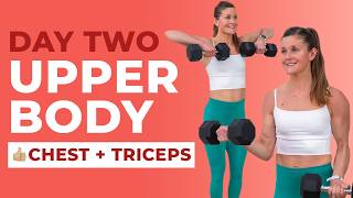 Build 30 Day 2 30Minute Arm Workout Chest and Triceps [upl. by Karine]