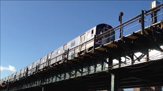 Pelham Bay Park bound R142A 6 Train Switches to the Express Track Street Level View [upl. by Retrop725]