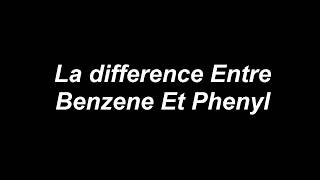 La différence Entre Benzène Et Phényl et Benzyl [upl. by Akeenat282]