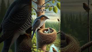 Cuckoo Birds The Ultimate Freeloaders of the Bird World shorts CuckooBirds BroodParasitism [upl. by Anivlis]