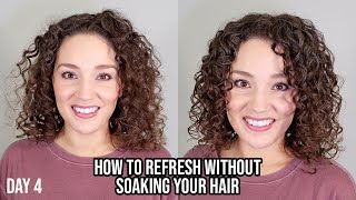 How to Refresh Curls with Little to No Water amp Prevent Damage [upl. by Ardnasil963]