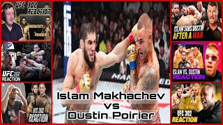 UFC 302 Islam Makhachev submits Dustin Poirier Reaction [upl. by Abbotsen]