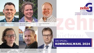 Livestream 10G Güstrow Mai Vortrag 2024  KommunalwahlSpezial im quotDasStudioZweiquot in Güstrow [upl. by Nevada]