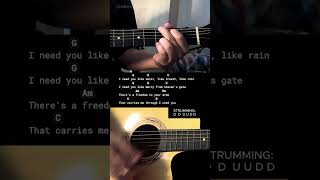 I Need You  LeAnn Rimes  Easy Guitar Chords Tutorial For Beginners guitarlesson [upl. by Leruj]