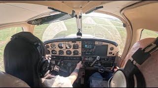 Landing is an art and mine needs work  Pilot Training  Takeoffs and Landings  PA28 [upl. by Saalocin]