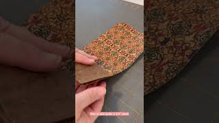 Cork wallet in 10 minutes Less than that Let’s sew [upl. by Ahsetal]