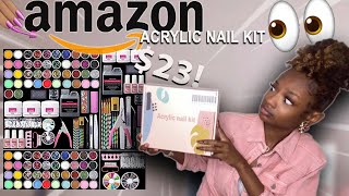 Amazon nail kit for beginners  is it any good  Reshe [upl. by Aihtnamas559]