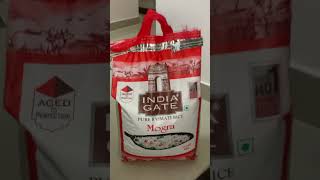 New rice 🌾 India gate mogra basmati [upl. by Eirrej]