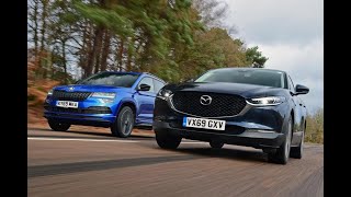 Mazda CX30 vs Skoda Karoq [upl. by Afital]