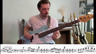 Strasbourg  St Denis  Gerald Clayton Solo Transcription for Bass w Notation [upl. by Leduar]