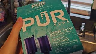 How to change PUR water filter cartridge [upl. by Refinney]