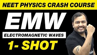 ELECTROMAGNETIC WAVE  EMW in One Shot  All Concepts amp PYQs  NEET Physics Crash Course [upl. by Falzetta]