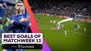 The BEST Goals of Matchweek 13  FT Palmer Zirkzee Gakpo and MORE [upl. by Lallage60]