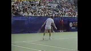 Slobodan Zivojinovic vs J McEnroe US Open 1987 0118 [upl. by Ativ]