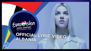 Arilena Ara  Fall From The Sky  Albania 🇦🇱  Official Lyric Video  Eurovision 2020 [upl. by Hasen]