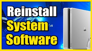 How to Reinstall System Software on PS4 Safe Mode [upl. by Benoite]