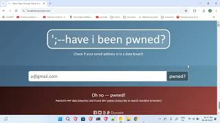 Check if your email was part of data breach with haveibeenpwned [upl. by Lledra889]