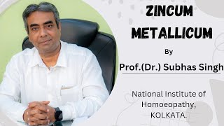 Zincum metallicum  a discussion of Homoeopathic symptomatology and Clinical usage [upl. by Conard]