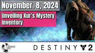 Unveiling Xur’s Mystery Inventory  November 8 2024  Destiny 2 [upl. by Llerdna710]