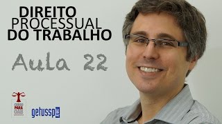 Aula 22  Direito Processual do Trabalho  Nulidades [upl. by Elleirol519]