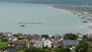 View of Borth Aberystwyth Mid Wales [upl. by Yral]