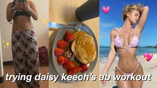 TRYING DAISY KEECH AB WORKOUTS FOR A WEEK BEFORE  AFTER RESULTS [upl. by Dominy]