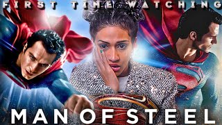 Man Of Steel 2013  movie reaction  first time watching [upl. by Jarlen]