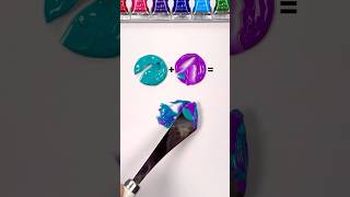 Unexpected color mixes part 2 colormixing paintmixing colortheory satisfyingart asmr asmrart [upl. by Fahey]