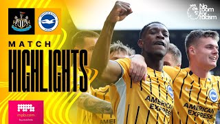 HIGHLIGHTS  Newcastle v Brighton  Premier League [upl. by Suoivatnom]