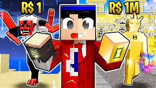 CARNITRIX de R1 vs OMNITRIX de R10000 no Minecraft [upl. by Romie]