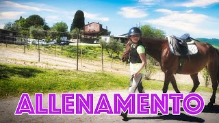 A CAVALLO  Allenamento passo trotto galoppo e salto ostacoli scuola di equitazione in Toscana [upl. by Riggs]