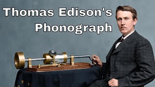 21st November 1877 Thomas Edison announced his phonograph the first machine to record amp play sound [upl. by Dlonyer]