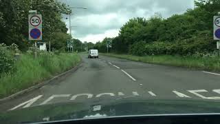 Hanford Roundabout from A34 Stone Road 3rd Exit to Queensway North Stoke Driving Test Route Help [upl. by Zared]