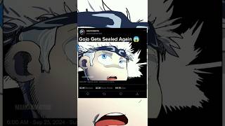 Gojo Gets Sealed  Jujutsu Kaisen  anime shorts [upl. by Oironoh352]